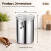 COSYOO 3 PCS Stainless Steel Canister Set, 62 oz Airtight