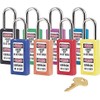 Master Lock Candado ligero de bloqueo de seguridad Zenex MLK411RED