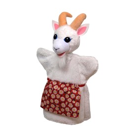 ABA (ABAX5) 71075 ABA Goat with Apron Hand Puppet, 29 cm, Multi-Color