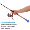 PATIKIL Fishing Rod Butt Cushion Cap, Floating PU Foam Holder
