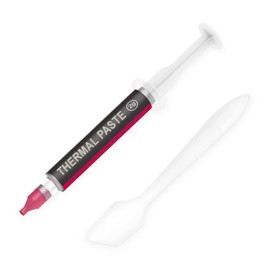 We Can Source It Ltd Thermal Paste In 2g Syringe Applicator & Spatula - CPU Thermal Compound Paste Heatsink for Processor/CPU/Coolers. Carbon based High Performance
