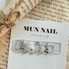 [Unique] Heart Ring Nail Tip - Lipstick / [유니크]하트링 네일팁