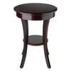 Winsome Wood Sasha Accent Table, Cappuccino