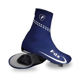 FDX Cycling OverShoes - Windproof and Water Resistant Shoecovers for Men and Women, Warm and Thermal Bike Gaiters, MTB Accessories Navy-XL