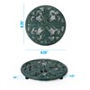 DreamsEden Cast Iron Trivet, Round Decorative Metal Trivets Heavy Duty