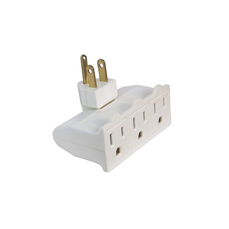 3-Outlet Swivel Power Tap