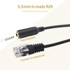 CABLEPELADO Cisco Office RJ9 Male to 3.5mm Jack Adapter Cable