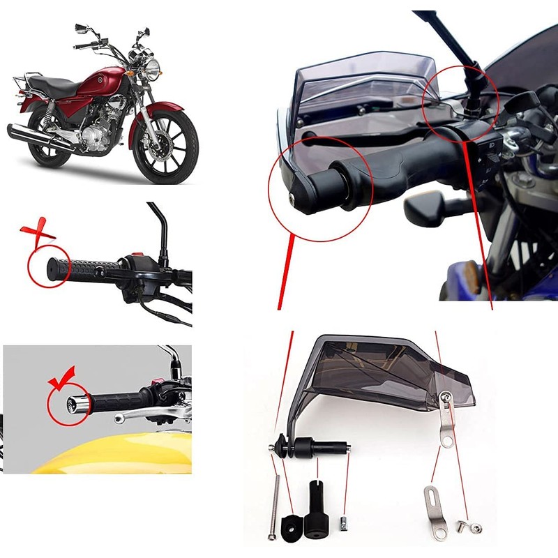 Motorbike Handguard Handle Protection Shield Motorcycle Motocross scooter Windproof Handlebar