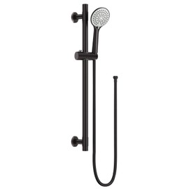 VBFF Shower Slide Bar Handheld Shower Head with Hose, 5-Function Hand Shower with Wall Mount, shower slide bar, adjustable height shower head (ORB)