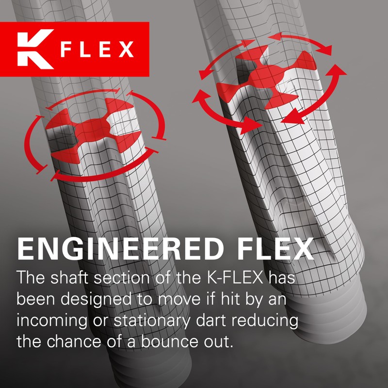 TARGET Darts K Flex Integrated Dart Flight And Shaft, No.6
