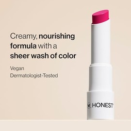 Honest Tinted Lip Balm - Dragon Fruit Women Lip Balm 0.14 oz