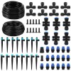 Irrigation 230FT Drip Irrigation System,1/4" Quick Connect Automatic Garden Watering