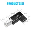 5Pack USB C Female to Printer Male Adapter, TUNGHEY USB