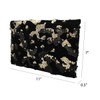 JNB Flat Sequin Envelope Clutch, Black, Medium