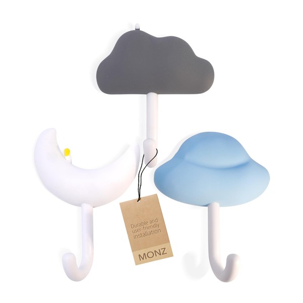 MONZ Cute Hooks - Cute Hooks Hanging - Kids Hooks