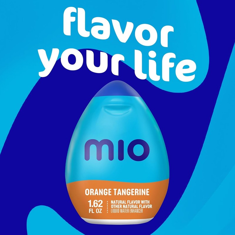 MiO Liquid Water Enhancer, Orange Tangerine, 1.62 Ounce (Pack of