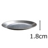 Seekdem SD-ODP21B-2P Stainless Steel Retro Old Plate Outdoor Camping Dinner
