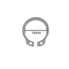 50 Pcs External Retaining Rings, Stainless Steel C-Clip Snap Rings,