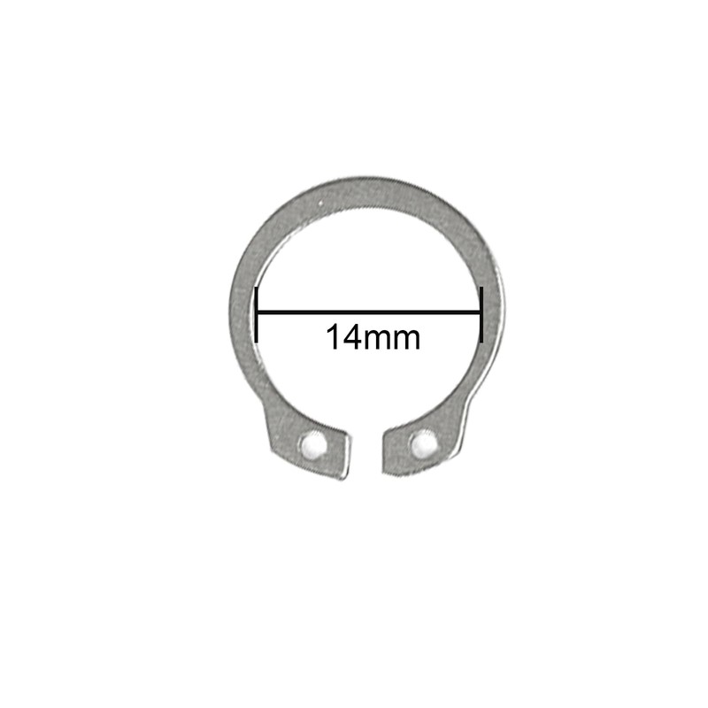 50 Pcs External Retaining Rings, Stainless Steel C-Clip Snap Rings,