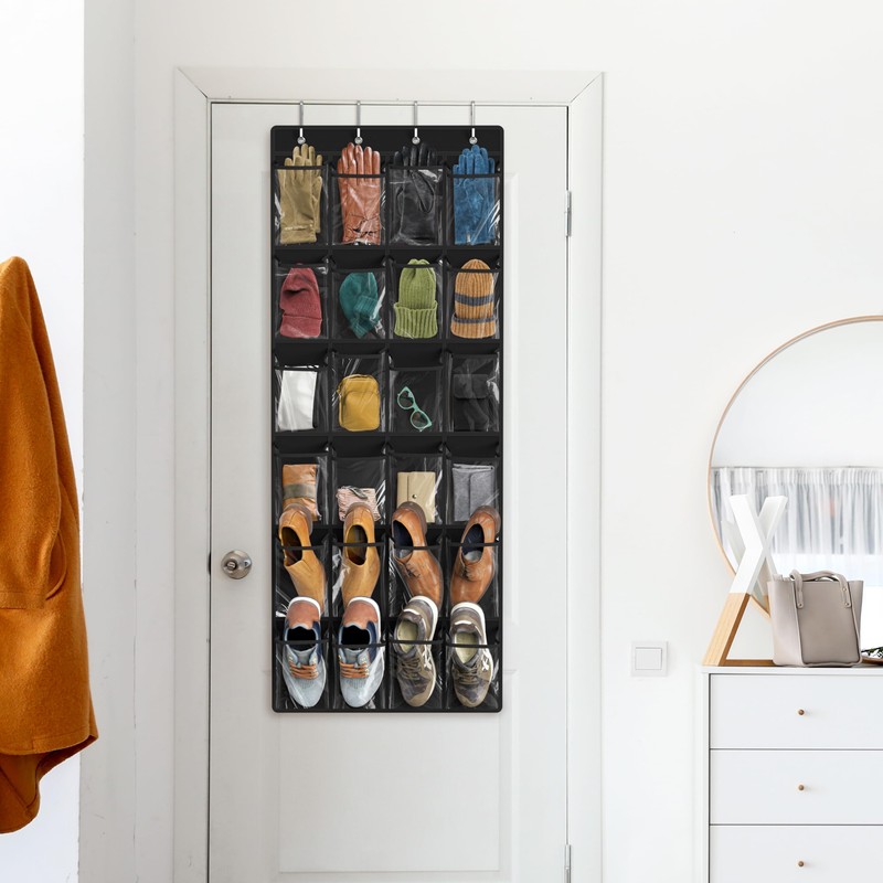 Simple Houseware 24 Pockets Large Clear Pockets Over The Door
