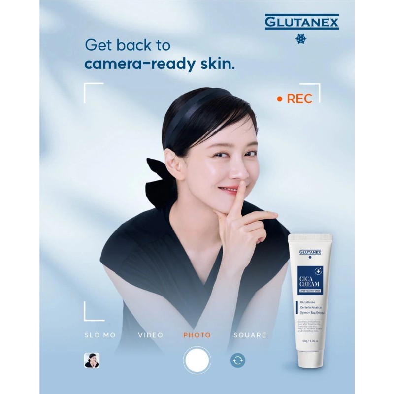 GLUTANEX CICA CREAM - After Treatment Cream for Sensitive Skin