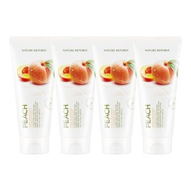 Nature Republic 네이처리퍼블릭 1+1+1+1 프레시 허브 피치 폼클렌징 Nature Republic 1+1+1+1 Fresh Herb Peach Foam Cleansing