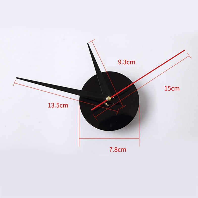 DIY Wall Clock, Frameless DIY Wall Clock, DIY Wall Clock