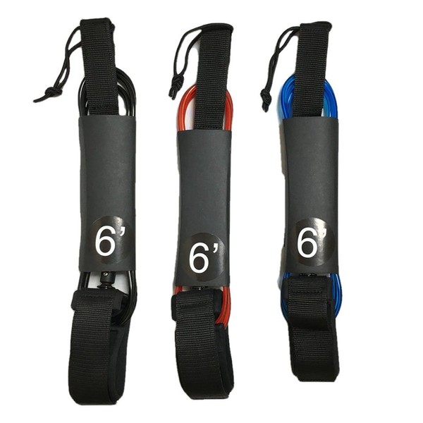 monoii 848 Leash Cord for Surfing Surfboard 6ft 5.5mm Leash