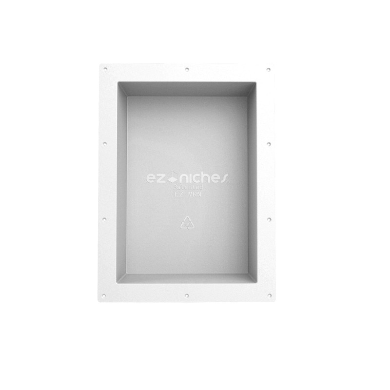 EZ-NICHES New Ready for Tile Recessed Bathroom Shower Shampoo Shelf