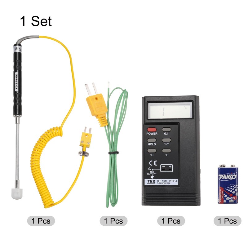 QUARKZMAN Digital Thermocouple Thermometer K-type Temperature Meter High Accuracy (-50