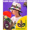 6 Pack Large Fleur De Lis Mardi Gras Iron on