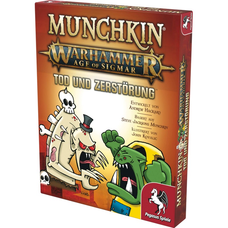 Pegasus Spiele 17021G - Munchkin Warhammer Age of Sigmar: Death