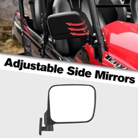 HAKA TOUGH Side Mirrors for Kawasaki Teryx 800 Accessories 2016-2023 Rear View Mirror for Teryx4 800 Side View 2 PCS