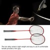 LEIJIAER Badminton Racket Offensive Iron Alloy Lightweight Comfortable Grip Sports