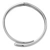 WOWORAMA Silver Chunky Cuff Choker Necklace for Women Teardrop Collar