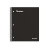 STAPLES TRU RED 1-Subject, 8.5 x 11, Graph Ruled, Black