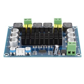GUPE Módulo Amplificador de Potencia, Condensador de Filtro de Gran Capacidad HW-408 TPA3116D2 Placa amplificadora para y Tienda de Cine en casa para Audio Bluetooth DIY