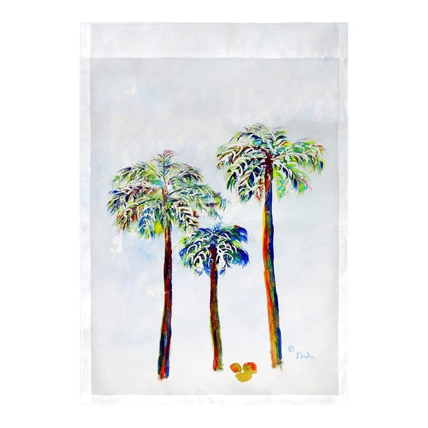 Betsy Drake FL1106 12.5 x 18 in. Three Palms Flag