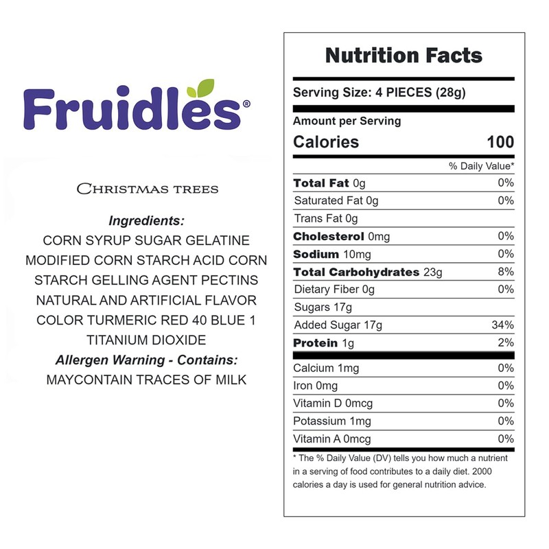 Fruidles Christmas Tree, Fun and Festive Holiday Snacking, Party flavor
