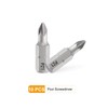 sourcing map 10pcs PZ1 Screwdriver Bit 1/4" Hex Shank 25mm/1"