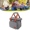 Insulated Lunch Bag 2 Layer Leakproof 14L Large Capacity Handheld