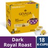 GEVALIA Dark Royal Roast Coffee, K-CUP Pods, 6.2 oz, 18