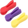 3Pcs Silicone Pot Clip Set, Heat Resistant Spoon Rest and