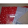 Longaberger Liner, STARS & STRIPS FABRIC (RED, BACKGROUND) "CRISCO BAKING"