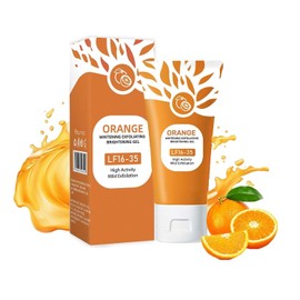 Orange Enzyme Exfoliating Gel for Face & Body, Exfoliating Cleansing Gel Scrub, Orange Enzymes Exfoliatings Gels, Deep Clean Pores, Remove Blackheads & Moisturize Skin for All Types Skin (1PC, 50ml)