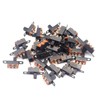 Gebildet 50pcs Mini Toggle Switch SPDT Slide Switch 0.5A 50V