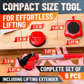 Heavy Furniture Movers with Wheels – Furniture Lifter Tool for Easy Moving & Lifting, Appliance Slider with Weight Load Up to 660 Lbs – Easy Setup, Safe for Floors, Designed for Home & Office Use