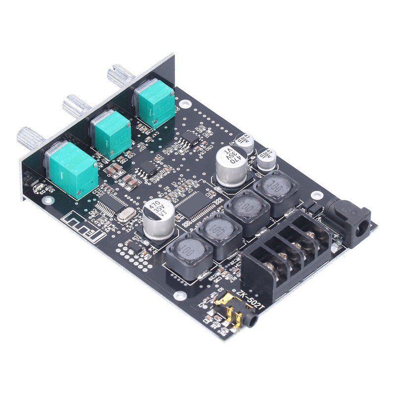 Amplifier Board 50W+50W Audio Stereo Module Bass Treble Control Bluetooth