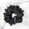 Plain Chiffon Elasticated Scrunchie Hair Bobble Bun Under Hijab Volumiser