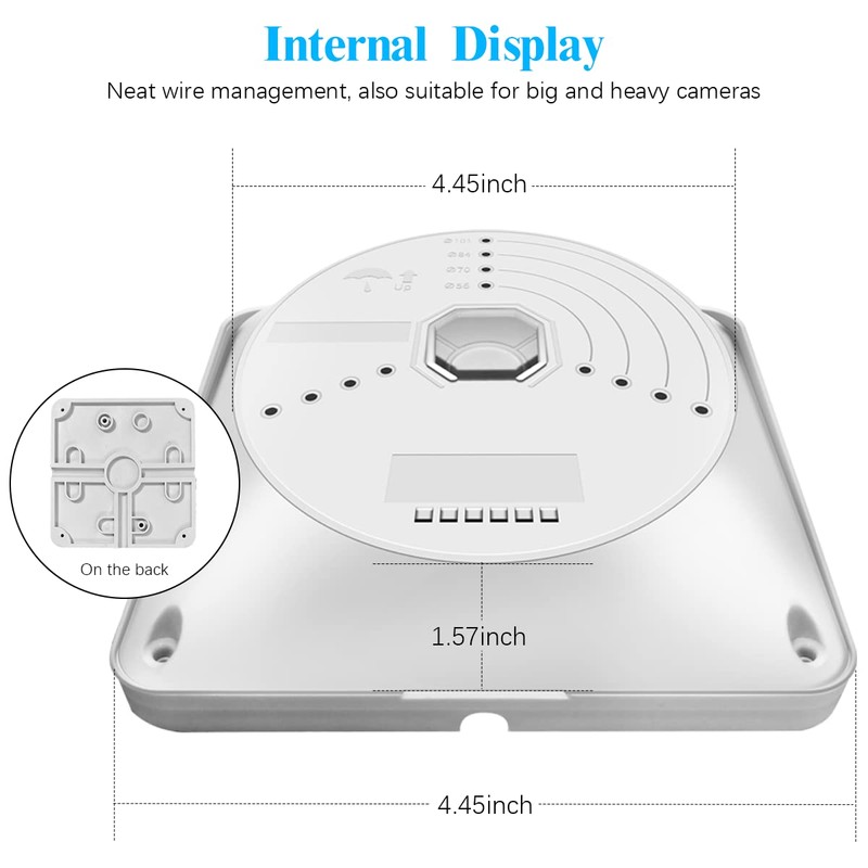 (Universal Junction Box for Camera) Security Camera Junction Box Hide